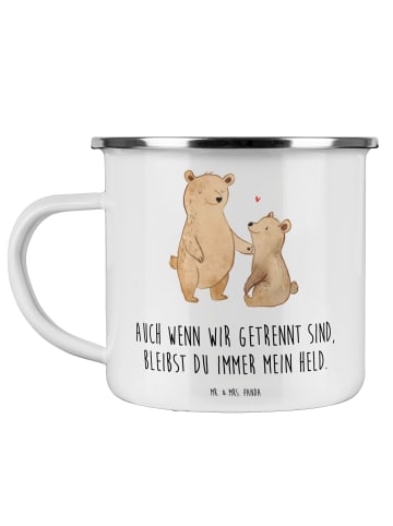 Mr. & Mrs. Panda Teetasse Trennung von den Eltern Held mit Spruch in Weiß