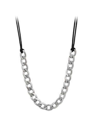 faina Necklace in Black Silver