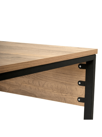 CALICOSY Schreibtisch TWIN in Atlantische - (W) 240  x (H) 74  x (L) 60 cm