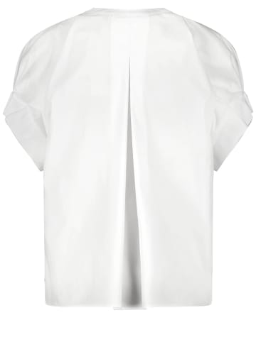 TAIFUN Bluse Kurzarm in White