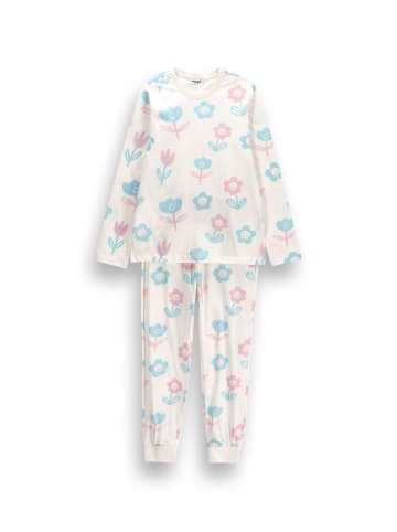 MOKIDA Mädchenpyjama in ecru