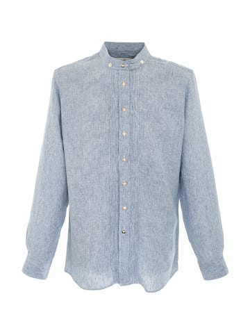 Almsach Stehkragenhemd 175LI in navy