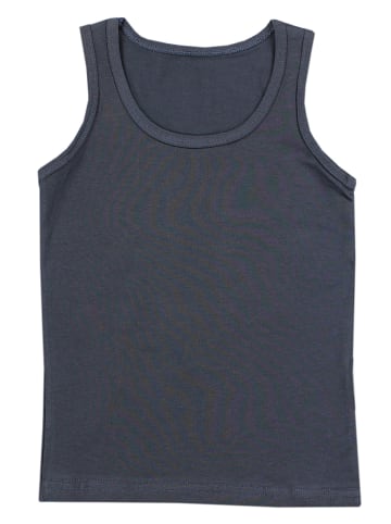 TupTam Kinder Jungen Unterhemd Ärmellos 5er Pack in schwarz/blau