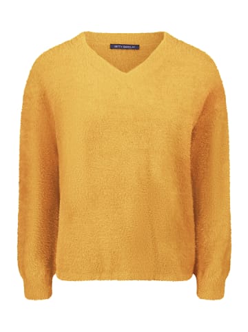 Betty Barclay Strickpullover mit V-Ausschnitt in gold