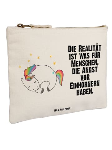 Mr. & Mrs. Panda Federmappe Einhorn Nacht mit Spruch in Weiß