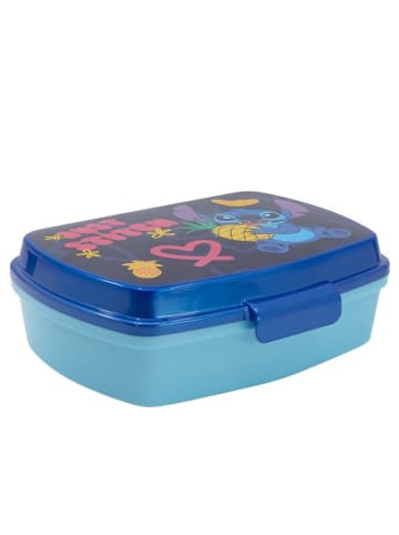 Lilo & Stitch Lilo & Stitch Kinder Brotdose – Lunchbox Pausenbox Schulbrotbox in Blau