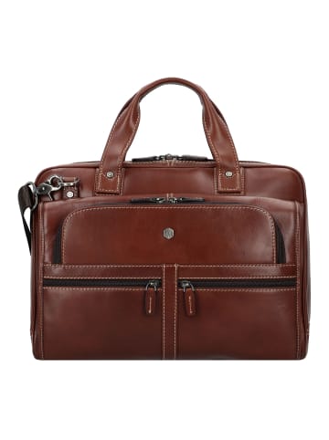 Jekyll & Hide Oxford Aktentasche RFID Leder 40 cm Laptopfach in tobacco2