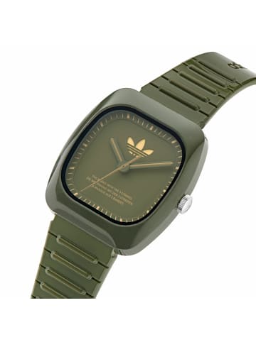 adidas Analoguhr für Erwachsene in Oliv