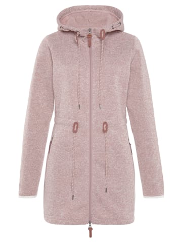 LASCANA Fleecejacke in rose