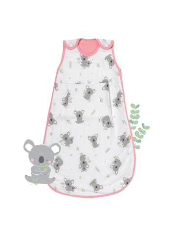 Schlummersack Babyschlafsack, 1.0 TOG in Rosa-Weiß