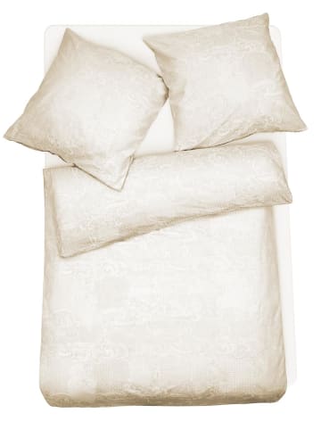 Carpe Sonno Damast Bettwäsche Set Ornamente in Beige