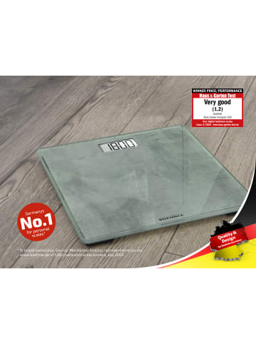 Soehnle Personenwaage Style Sense Compact 300 Concrete grau schwarz 29,0 x 29,0 x 2,0cm