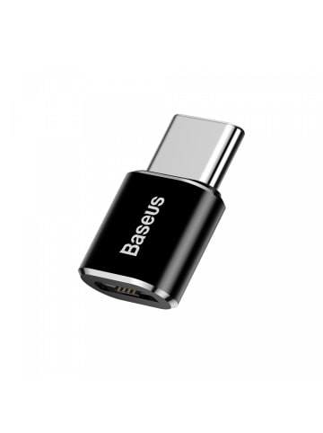 Baseus Baseus Mini Micro USB-zu-USB-C-Adapter schnelles Laden in Schwarz
