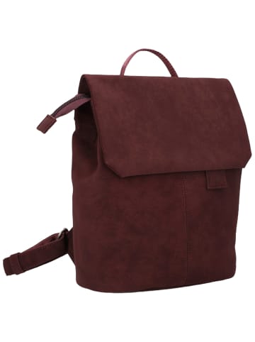 Zwei Rucksack Mademoiselle MR8 in Nubuk-Bordeaux