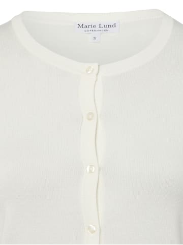 Marie Lund Strickjacke in weiß - 0001