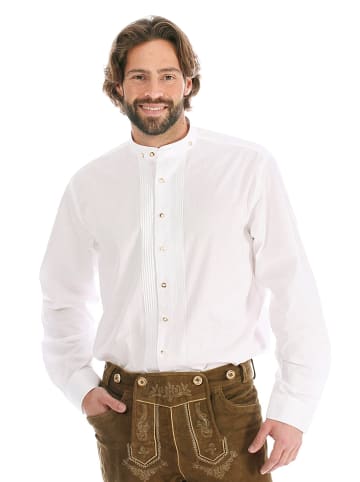 Almsach Langarmhemd 126CO in weiß