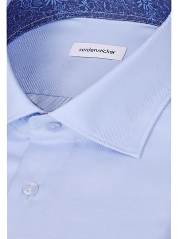 Seidensticker Business Hemd Shaped in Mittelblau
