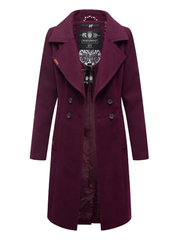 Navahoo Wintermantel Wooly in Wine