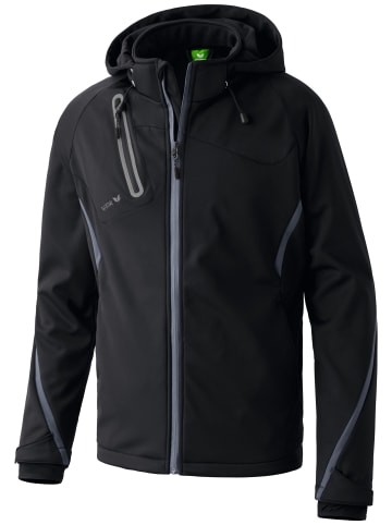 erima Herren Function Softshelljacke in schwarz/anthrazit