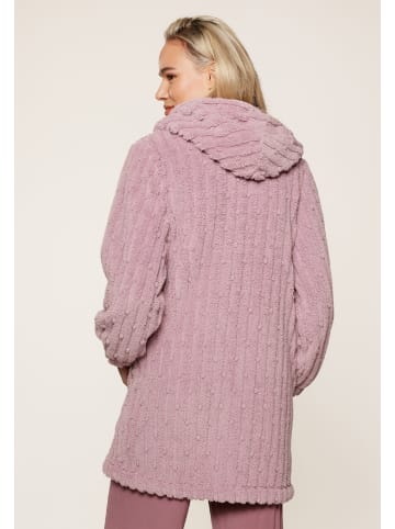 Linga Dore - Fluffy Weste in Mauve shadow