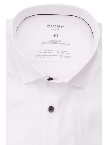 OLYMP  Langarm FreizeitHemd für Herren in weiss