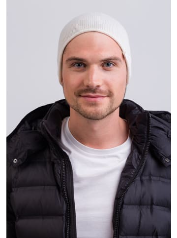 CASH-MERE.CH Bio Beanie in Weiss
