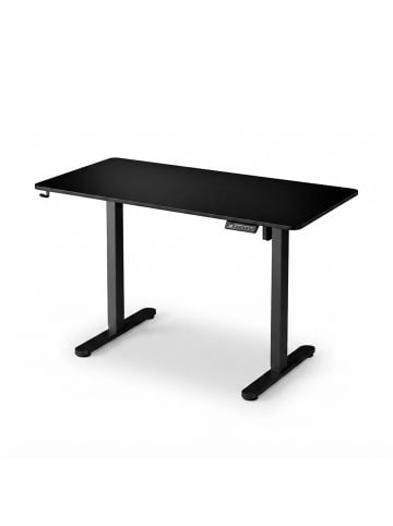 relaxdays Höhenverstellbarer Schreibtisch in Weiß - (B)140 x (H)120 x (T)60 cm