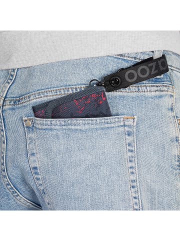 Coocazoo Geldbeutel "Broken Black" in Schwarz/Rot