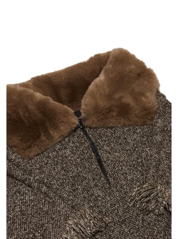 Usha Women Poncho in Braun