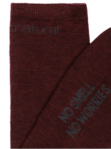 super.natural Merino Socken in rot