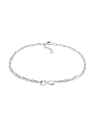 Elli Fußschmuck 925 Sterling Silber Infinity in Silber