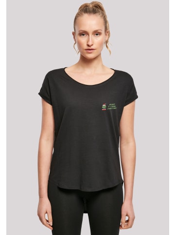 F4NT4STIC Long Cut T-Shirt Merry Christmas in schwarz
