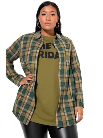 Studio Untold Hemdbluse in dunkles olive