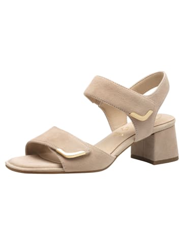 Tamaris WIDE FIT Sandalette in BEIGE SUEDE