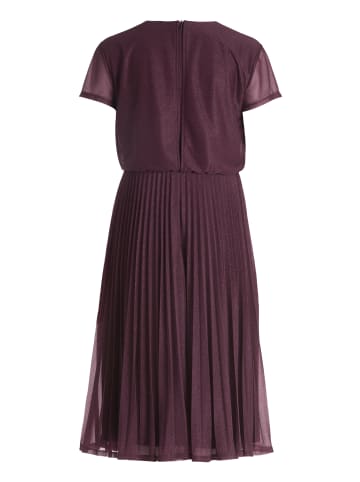 Vera Mont Cocktailkleid mit Plissee in Purple/Purple