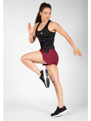 Gorilla Wear 2-in-1-Shorts - Salina - Burgunderrot