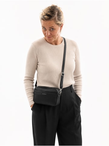 collezione alessandro Umhängetasche " Praktisch " in schwarz