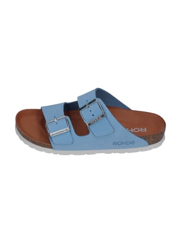 ROHDE Pantoletten ALBA 5650 in blau