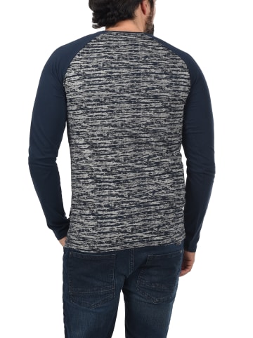 !SOLID Langarmshirt in blau