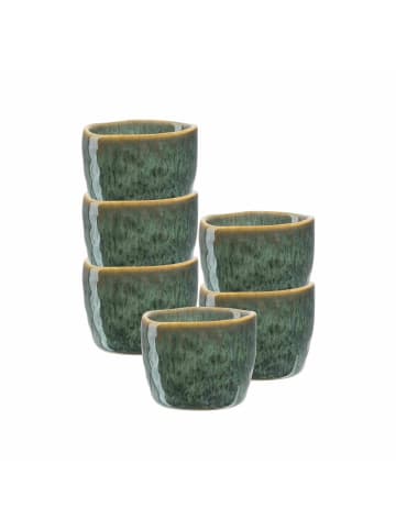 LEONARDO 6er Set Eierbecher Matera ø 5,2 cm in Grün