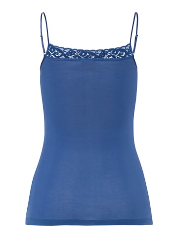 Hanro Spaghettitop Moments in true navy