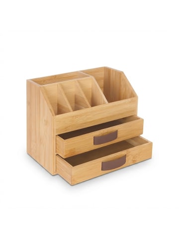 Schreibtisch Organizer in Natur/Braun - (B)24 x (H)19 x (T)14 cm