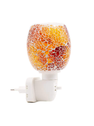Candle Brothers Candle Brothers Duftlampe „Sunset“ in Weiß/ Orange/ Gelb – 7 x 14 x 11 cm