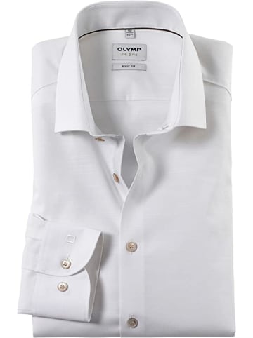 OLYMP  Langarm Business Hemd für Herren in creme