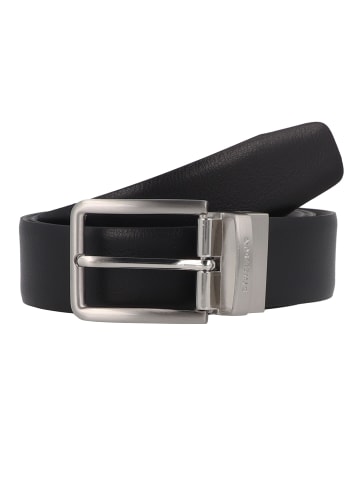 Strellson Wendegürtel Leder in black-d'brown