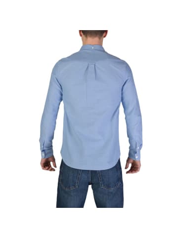 Lyle & Scott Blau Bio-Baumwolle Businesshemd