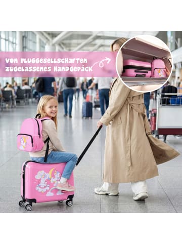 COSTWAY 2 tlg. Kinderkoffer mit Rucksack in Andere