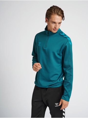 Hummel Halbreißverschluss Jacke Hmlcore Erwachsene in BLUE CORAL