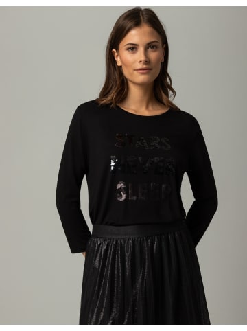 More & More Rundhalsshirt in black