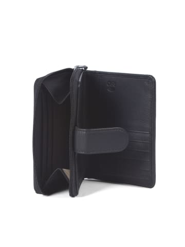 VARGU Echtleder Geldbörse VINEM 1-A mono in black